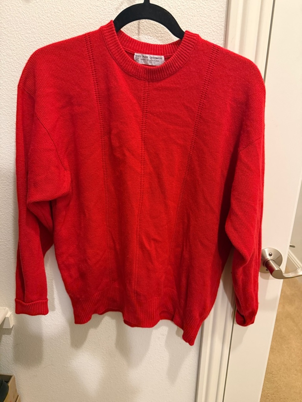 Classic Red Crewneck Sweater by J.Crew